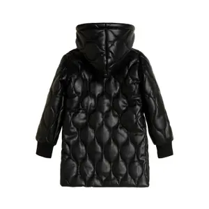 Daunenjacke aus Kunstleder, Mädchen Guess image-1