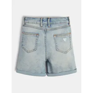 Denim shorts with rhinestones girl Guess image-1