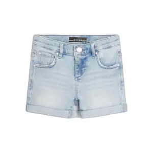 Denim shorts with rhinestones on the back girl Guess image-0