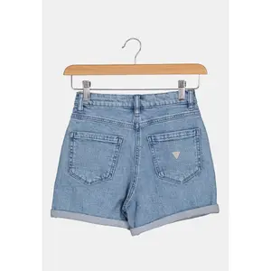 Denim shorts with visible button girl Guess W/Exposed image-1