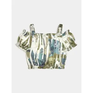 Blouse crop top girl Guess image-1