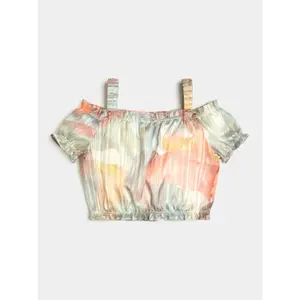 Blouse crop top girl Guess image-1