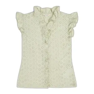 Girl's short sleeve shirt Guess Sangallo image-0