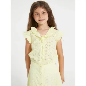 Girl's short sleeve shirt Guess Sangallo image-2