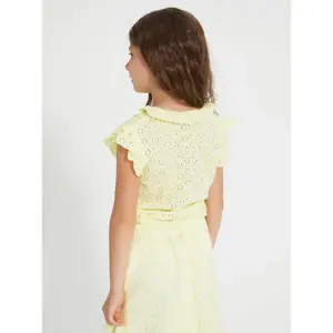 Girl's short sleeve shirt Guess Sangallo image-3