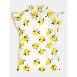 Girl's short sleeve shirt Guess Sangallo image-1