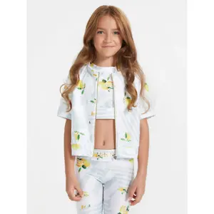 Girl's zip-up T-shirt Guess Active image-2