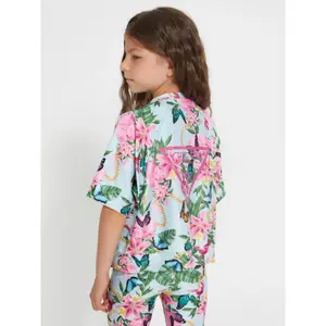 Girl's zip-up T-shirt Guess Active image-1