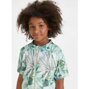 Girl's zip-up T-shirt Guess Active image-4