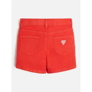 Stretch denim shorts for girls Guess Bull Core image-1
