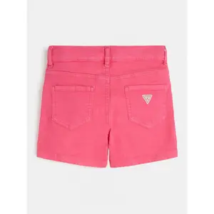 Stretch denim shorts for girls Guess Bull Core image-1