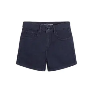 Stretch denim shorts for girls Guess Bull Core image-0