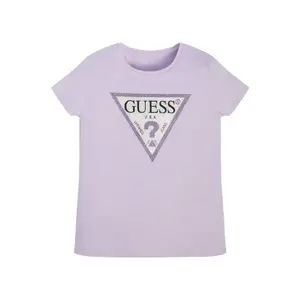 Girl's soft organic jersey T-shirt Guess image-0