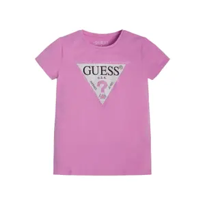 Girl's soft organic jersey T-shirt Guess image-0