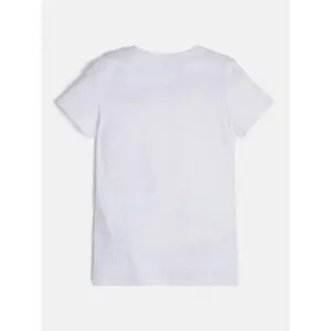 Dziewczęca koszulka z miękkiego organicznego dżerseju Guess image-1