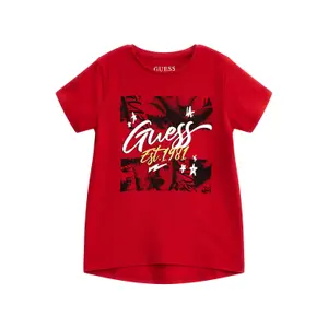 Girl's T-shirt Guess High Low image-0