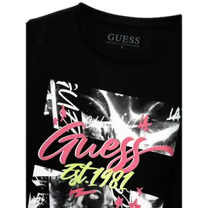 Girl's long sleeve T-shirt Guess High Low image-1