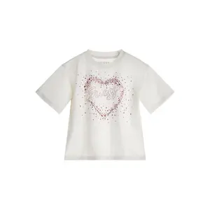 Girl's rhinestone T-shirt Guess image-0