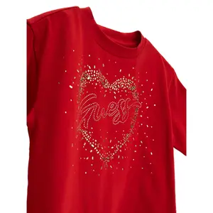 Girl's rhinestone T-shirt Guess image-2