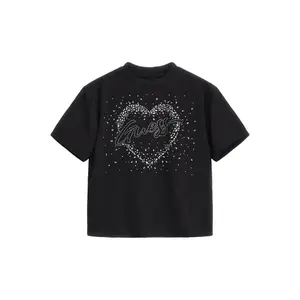 Girl's rhinestone T-shirt Guess image-0