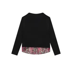 Girl's long sleeve T-shirt Guess High Low Chiffon image-1