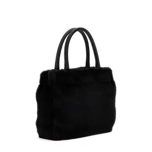 Dziewczęca torba na ramię Guess Furry Mini image-1