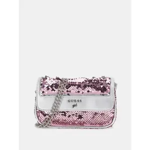 Skuldertaske med pailletter til piger Guess image-4