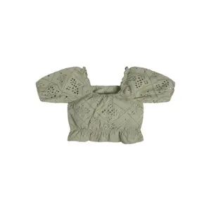 Girl's cotton shirt Guess Sangallo Midi image-1