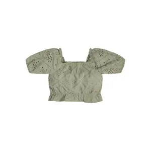 Girl's cotton shirt Guess Sangallo Midi image-0