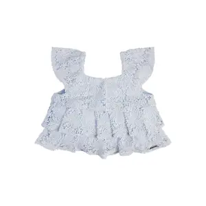 Girl's lace dress Guess Top W/flounce image-0