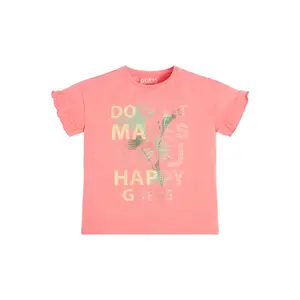 Girl's organic jersey T-shirt Guess image-1