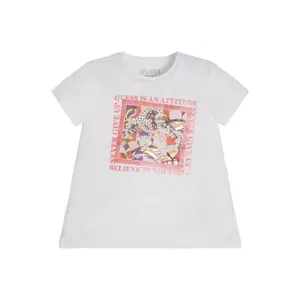 Girl's jersey T-shirt Guess image-1