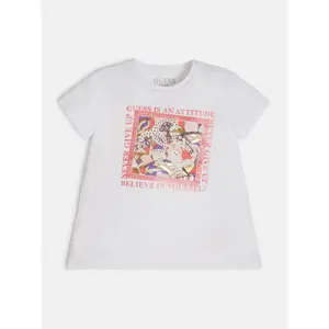 Girl's jersey T-shirt Guess image-2