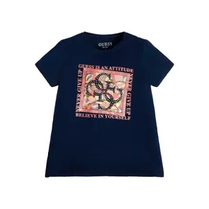 Girl's jersey T-shirt Guess image-1