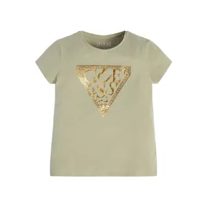 Girl's organic jersey T-shirt Guess image-0