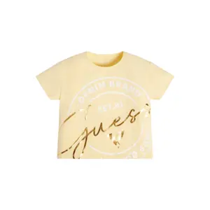 Girl's organic jersey T-shirt Guess image-0
