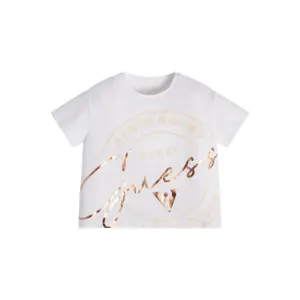 Girl's organic jersey T-shirt Guess image-0
