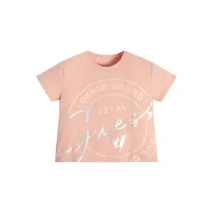 Girl's organic jersey T-shirt Guess image-0