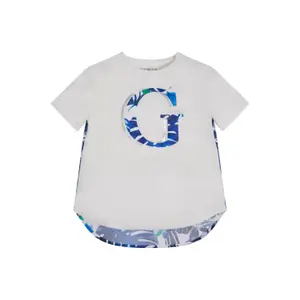 Girl's viscose T-shirt Guess High Low image-0