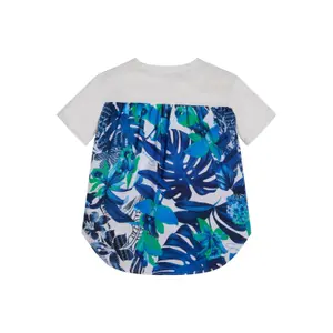 Girl's viscose T-shirt Guess High Low image-1