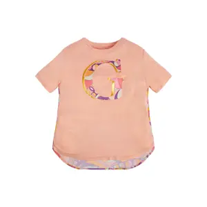 Girl's viscose T-shirt Guess High Low image-0