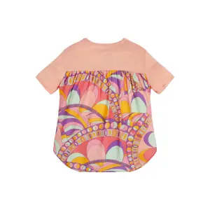 Girl's viscose T-shirt Guess High Low image-1