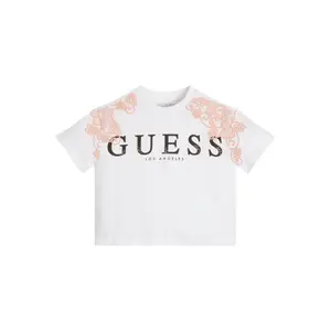 Girl's heavyweight organic jersey T-shirt Guess image-1