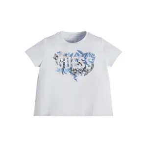 Girl's organic jersey T-shirt Guess image-0