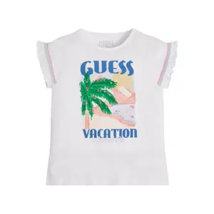 Girl's organic cotton T-shirt Guess image-1