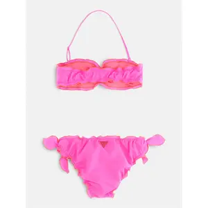 2-piece microfiber swimsuit for girls Guess image-2