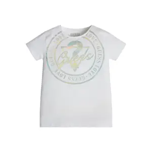 Girl's soft organic jersey T-shirt Guess image-1