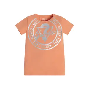 Girl's soft organic jersey T-shirt Guess image-1
