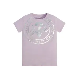 Girl's soft organic jersey T-shirt Guess image-1
