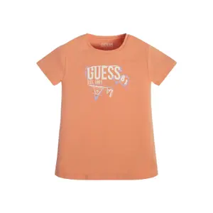 Girl's soft organic jersey T-shirt Guess image-1